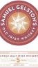 Gelston's 5 Year Old Single Malt Irish Whiskey