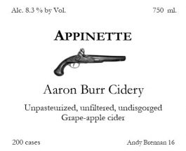 Aaron Burr Cidery 