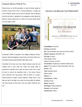 Domaine Arnoux Savigny-les-Beaune 