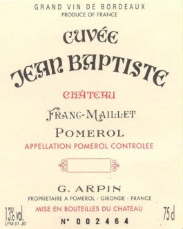 Château Franc Maillet 