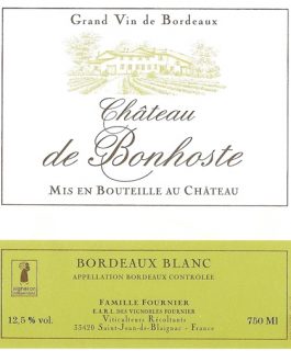 Château de Bonhoste Bordeaux Superieur Blanc