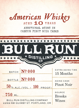 Bull Run Pinot-Finished American Whiskey