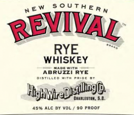 New Southern Revival Rye Whiskey